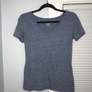 Mossimo Blue V Neck Top SIZE M